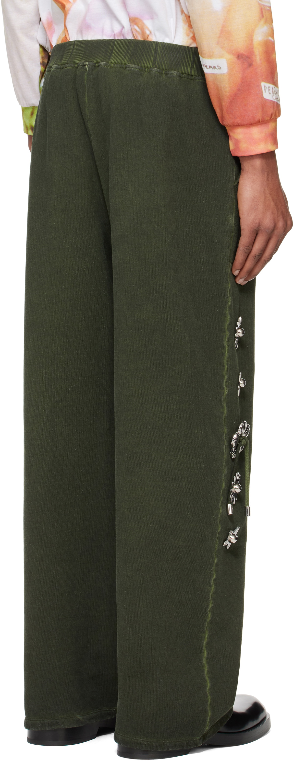 Chopova Lowena Green Dallas Sweatpants