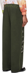 Chopova Lowena Green Dallas Sweatpants