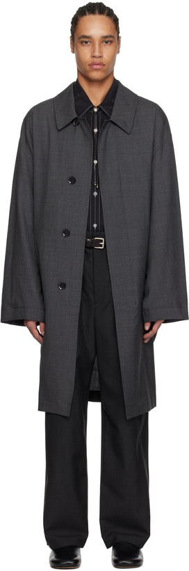 Photo: LEMAIRE Gray Light Tailored Coat