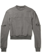Rick Owens - Cotton-Jersey Sweatshirt - Gray