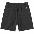 Represent Men's Blank Short in Jet Black