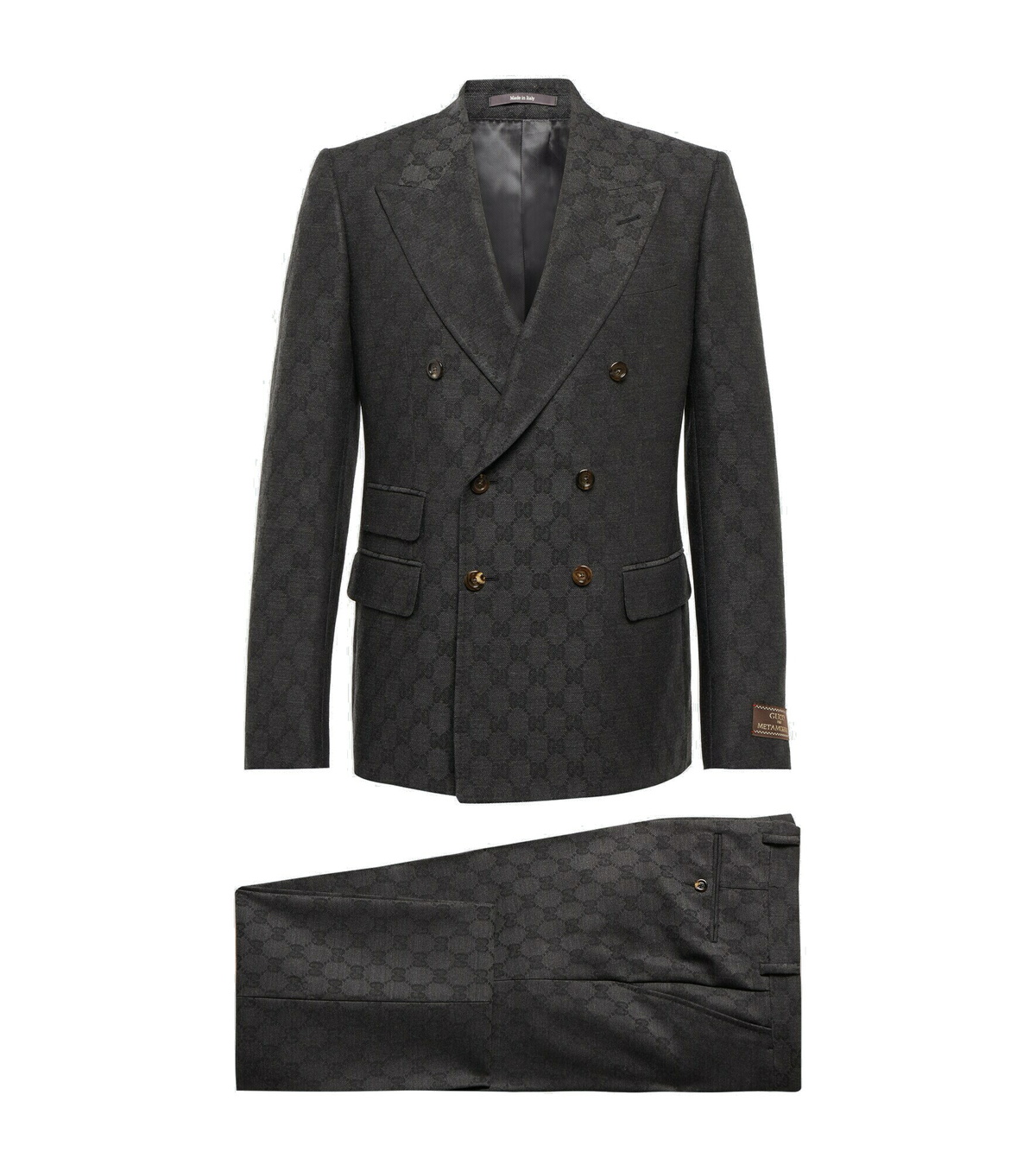 スーツ（メンズ） Gucci Gg Wool Jacquard Suit 814907_Z7AFV_2038_003_100_0000