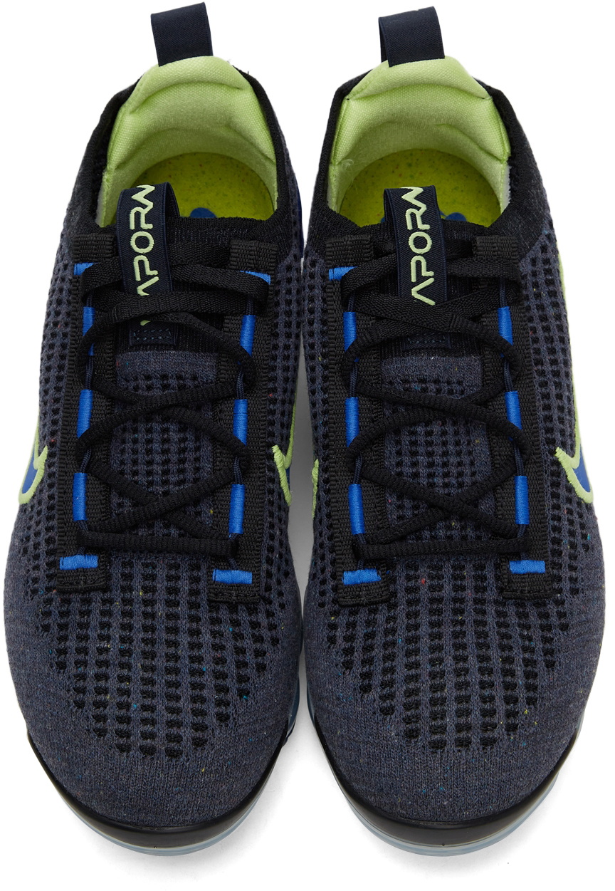 Nike Blue Air Vapormax 2021 FlyKnit Sneakers Nike display picture 2