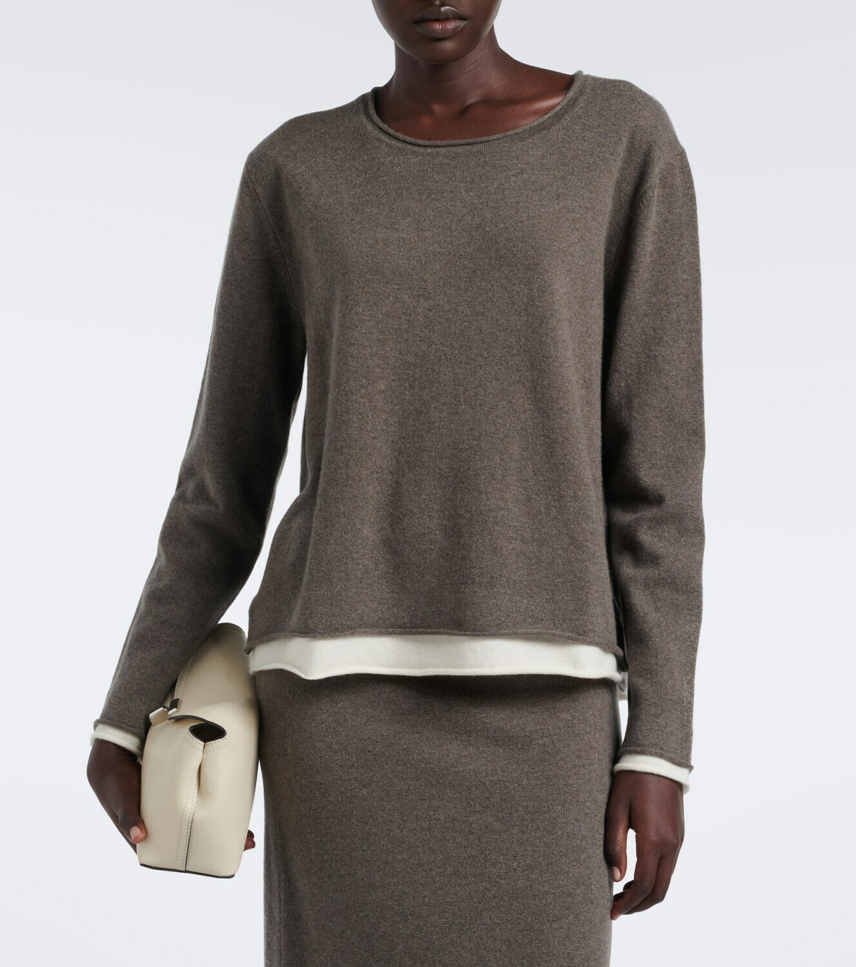 Arch4 Finley layered cashmere sweater