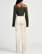 Andreādamo Womens Pants Cream