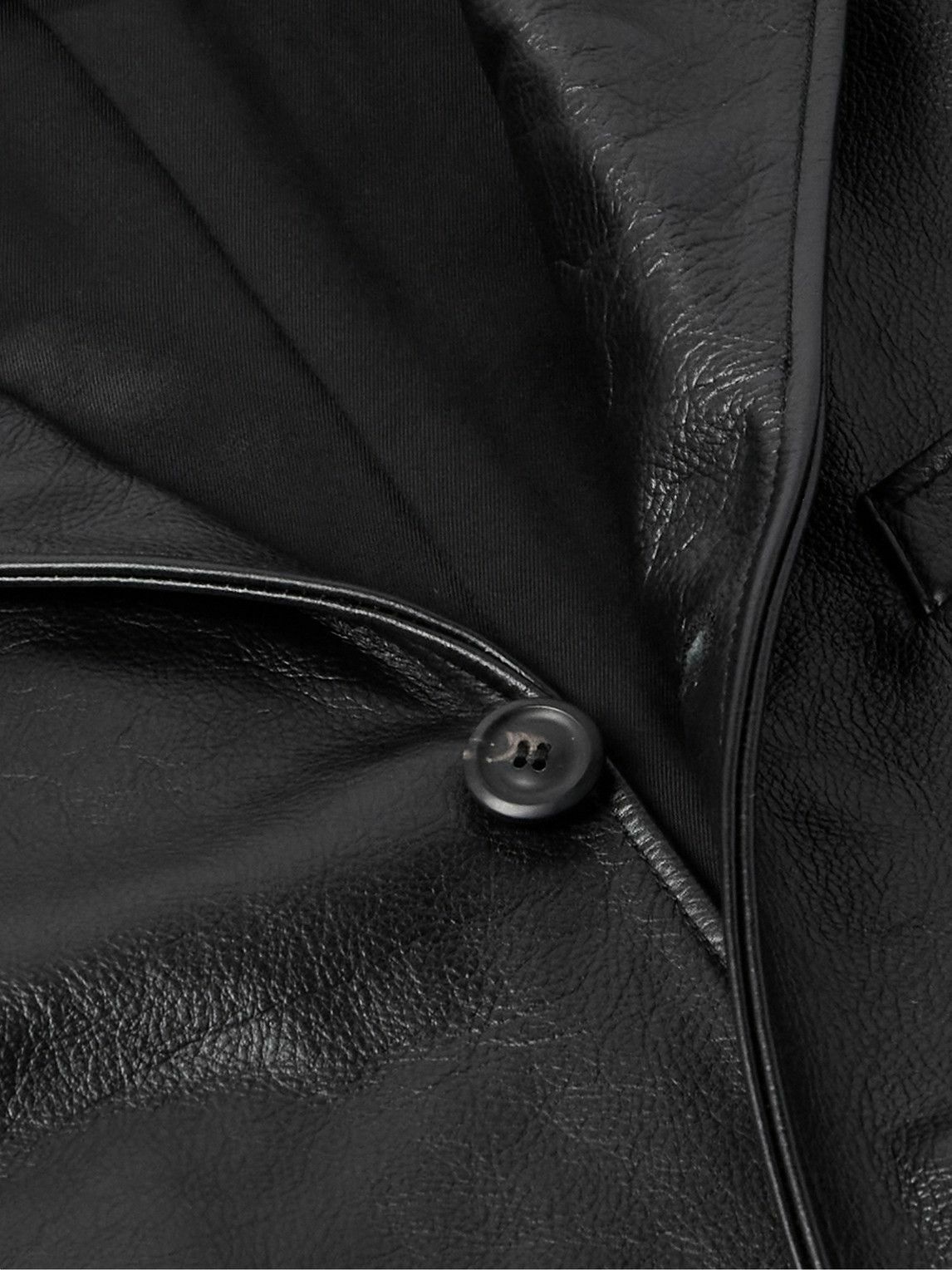 Our Legacy - Alley Full-Grain Leather Jacket - Black Our Legacy