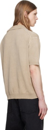 Dsquared2 Beige 'Dsquared2 Signature' Short Sleeves Polo