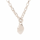 Acne Studios Women's Stamp Pendant Necklace in Silver 