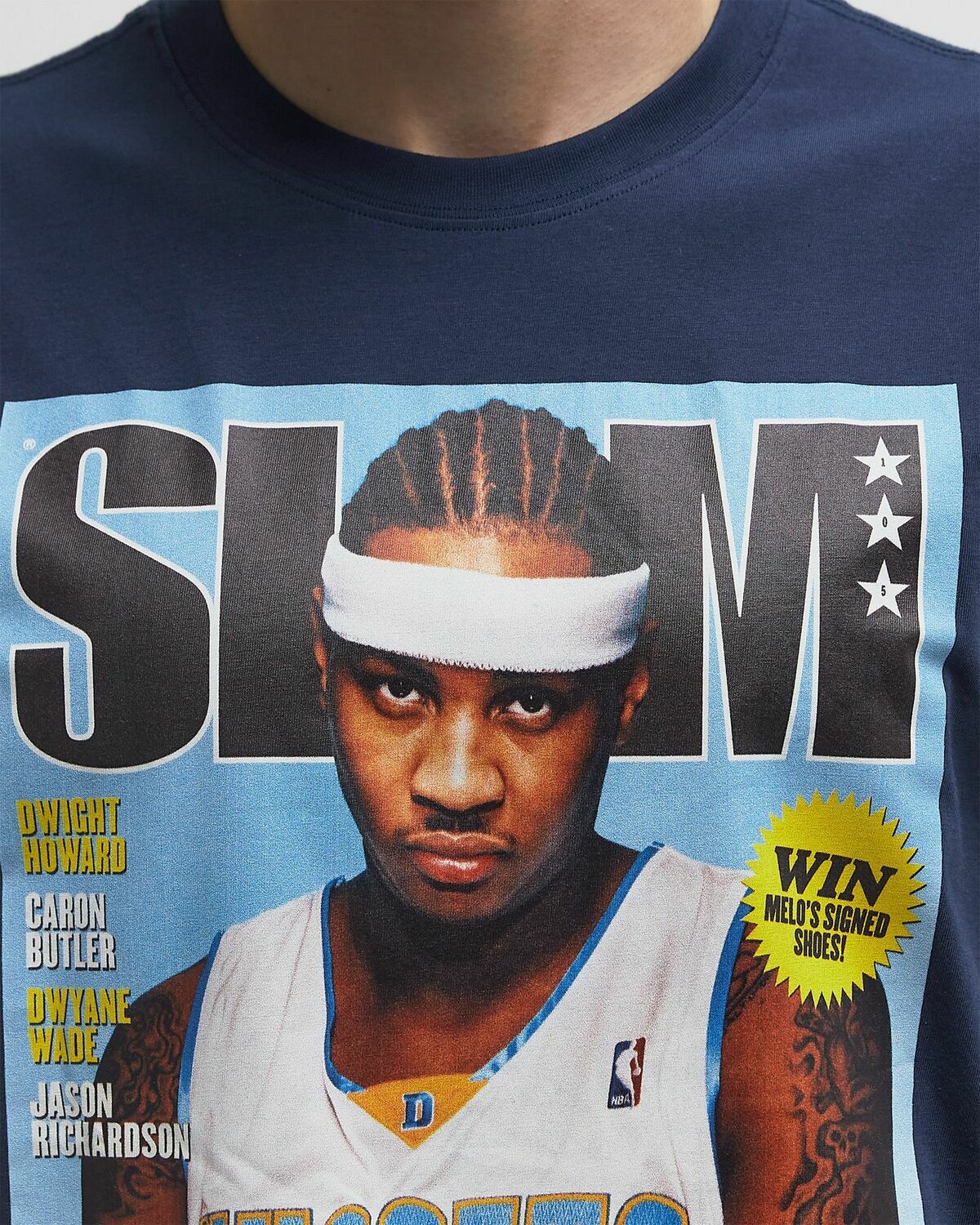 Mitchell & Ness NBA SLAM TEE DENVER NUGGETS CARMELO ANTHONY Blue Mens Shortsleefe