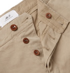 Mr P. - Garment-Dyed Cotton-Twill Bermuda Shorts - Men - Sand