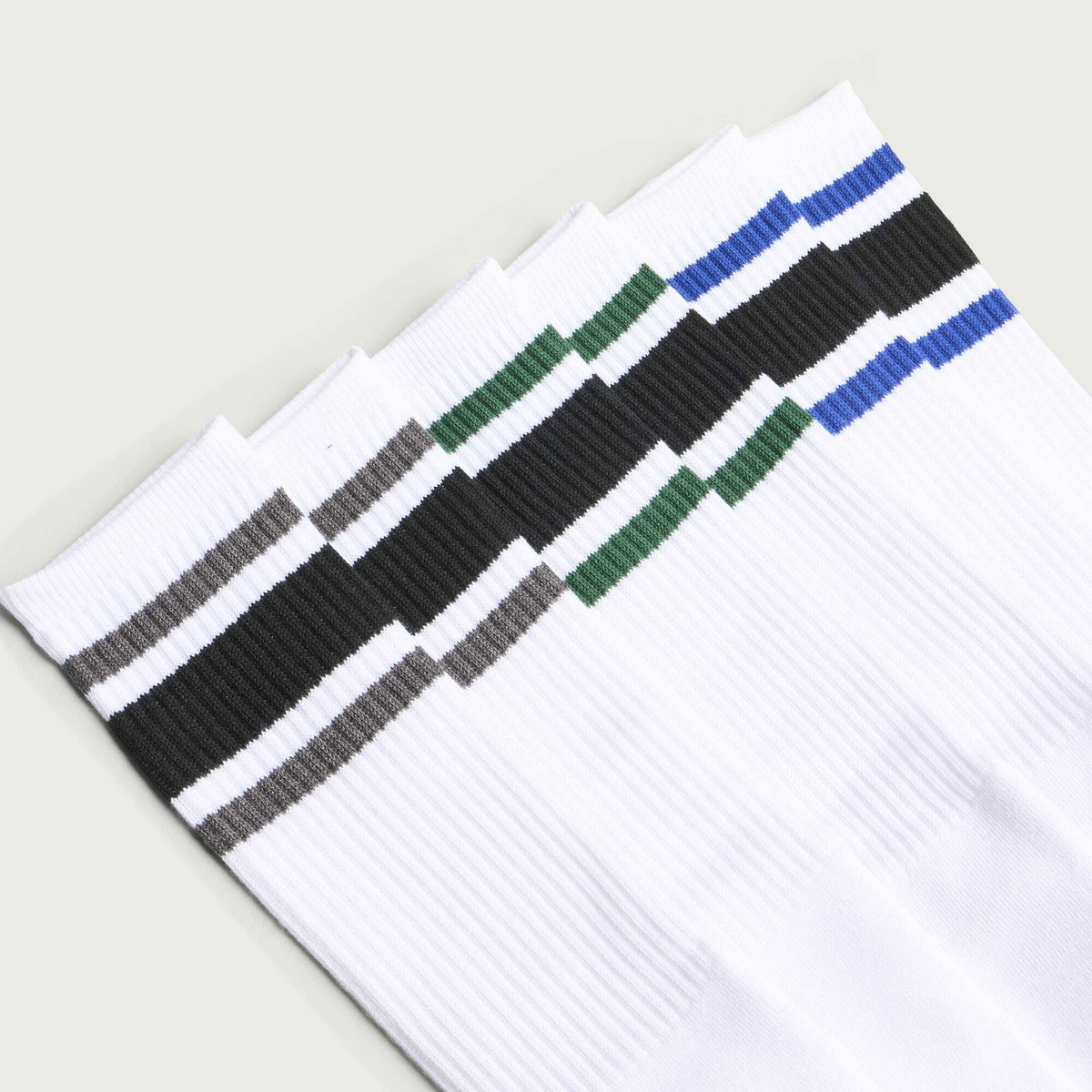 Neighborhood Men's Classic 3-Pack Socks in White