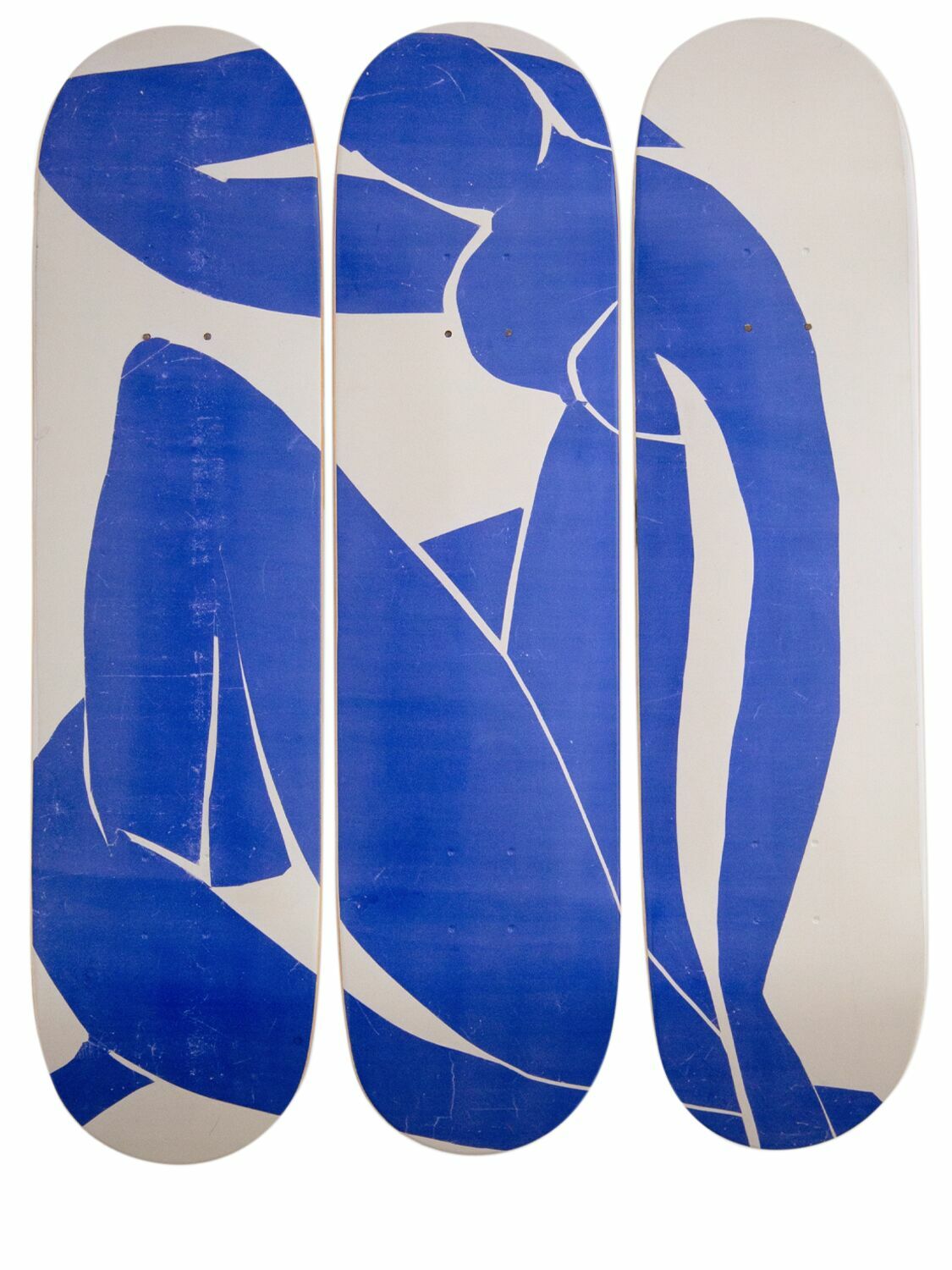THE SKATEROOM Blue Nude Ii, 1952 Set Of 3 Skateboards