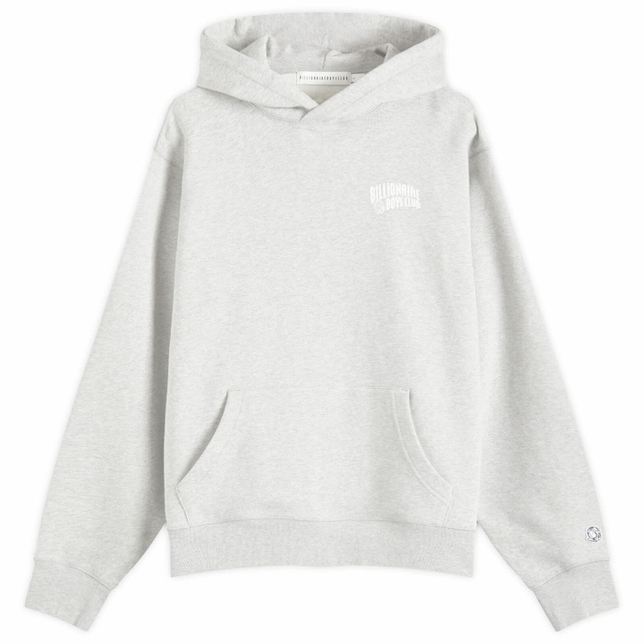 Photo: Billionaire Boys Club Men's Small Arch Logo Hoodie in Heather Grey
