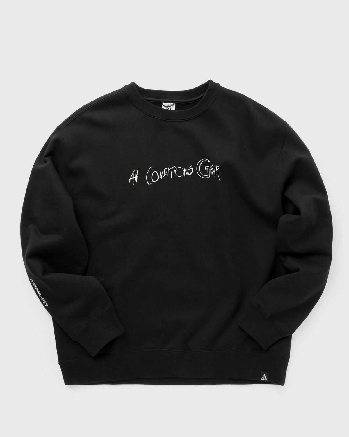 Nike Nike Acg Therma Fit Fleece Crewneck Black Sweatshirts