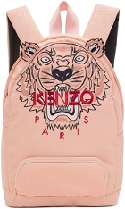 Kenzo Kids Pink Tiger Ears Backpack