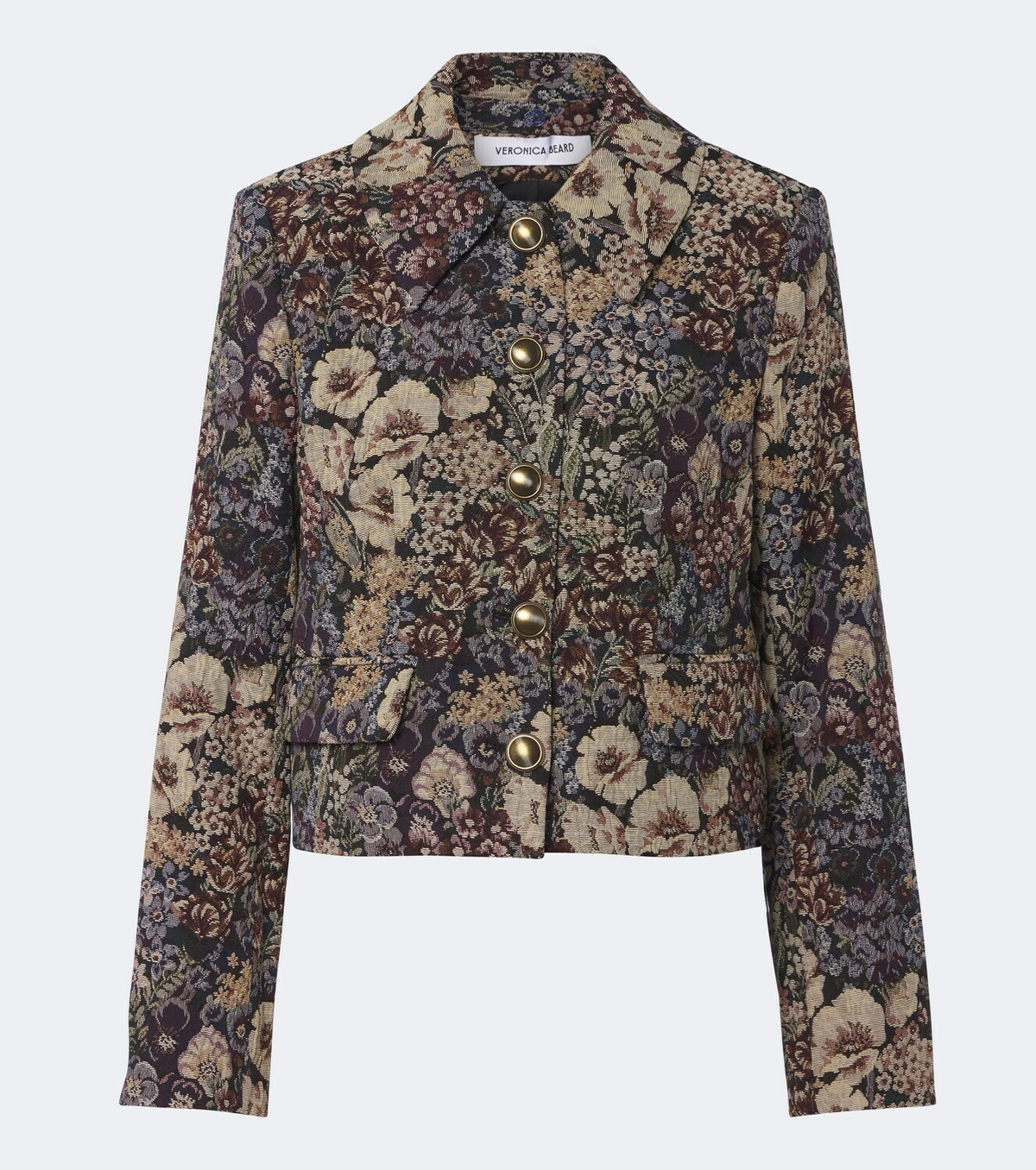 Veronica Beard Wilde floral jacquard jacket