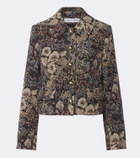 Veronica Beard Wilde floral jacquard jacket