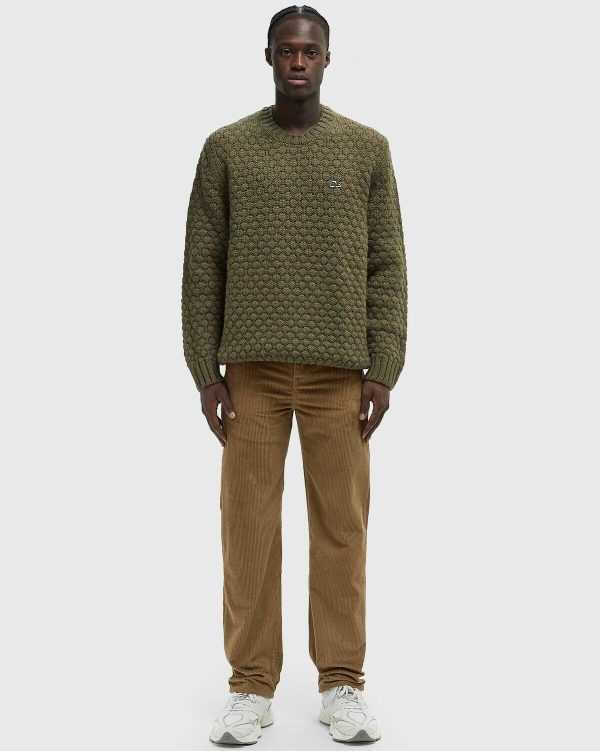 Lacoste PANTALON 5 POCHES Brown Mens Casual Pant