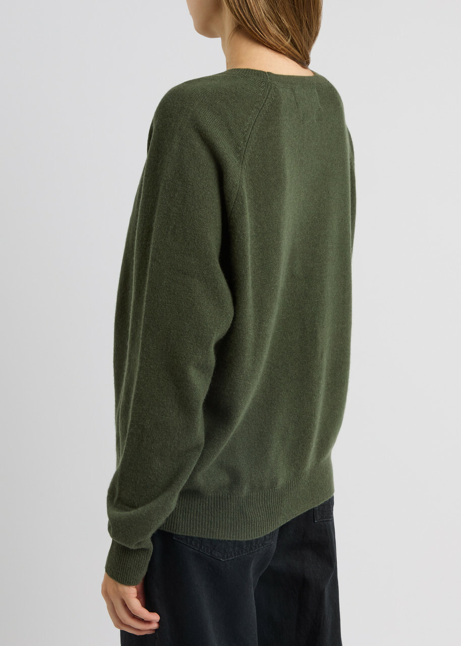 Crush Cashmere Chan Chan Cashmere Jumper Dark Green