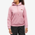 Napapijri Women's Rope Logo Hoodie in Pink Foxglove