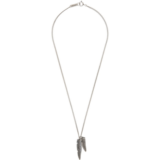Photo: Isabel Marant Silver Double Feather Necklace