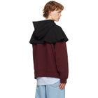 Dries Van Noten Black Cape Hoodie