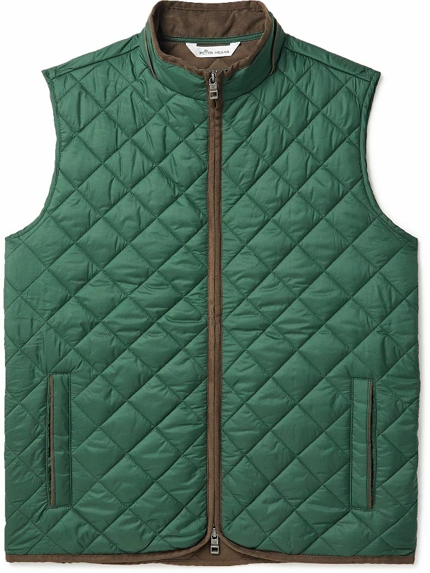 Photo: Peter Millar - Essex Quilted Shell Gilet - Green