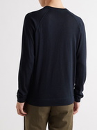 Officine Générale - Nate Slim-Fit Cotton and Lyocell-Blend Sweater - Blue