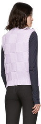 GANNI Checkerboard Knit Vest