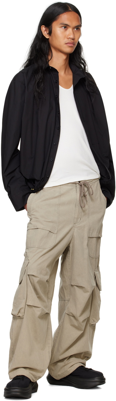 SPENCER BADU Black Layered Shirt