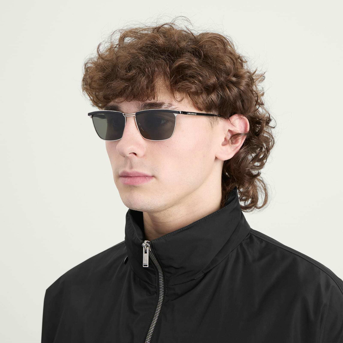 Saint Laurent Sunglasses Saint Laurent SL 795 Joe Sunglasses in Silver/Grey 