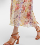 Zimmermann - Wonderland floral georgette midi dress