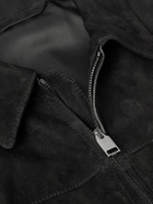 Brioni - Suede Blouson Jacket - Black