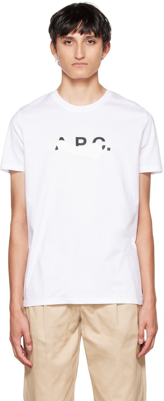 Photo: A.P.C. White Shibuya H T-Shirt