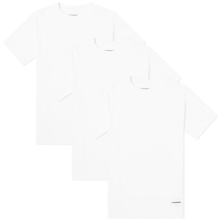 Photo: Jil Sander Regular Fit Tee - 3 Pack