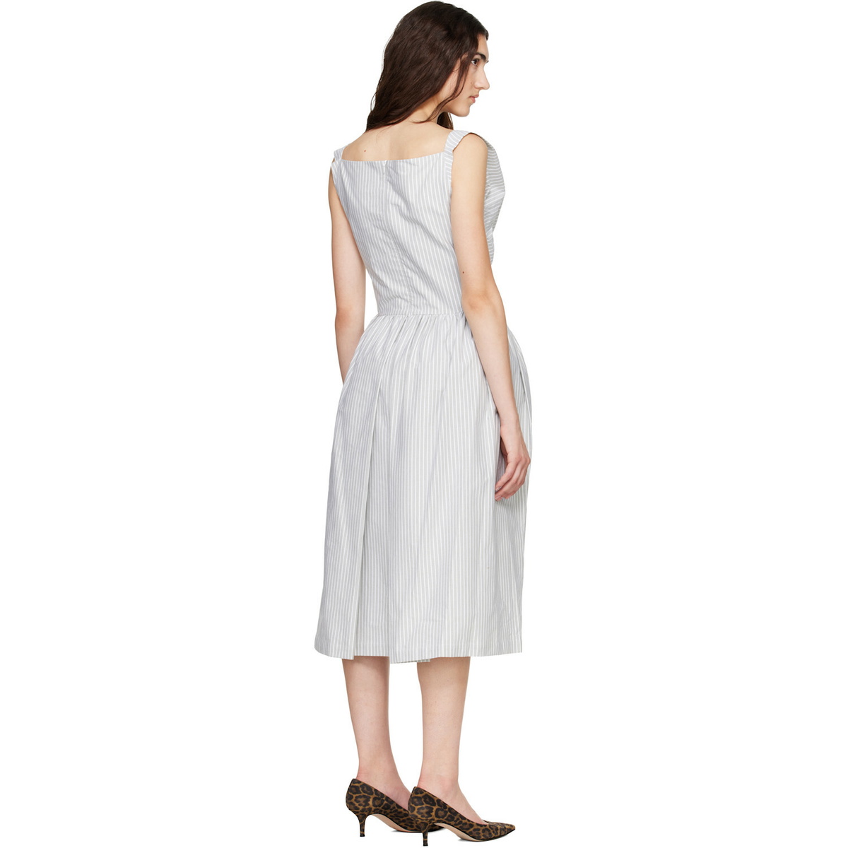Vivienne Westwood Gray Sunday Midi Dress