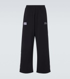 Balenciaga x NBA logo cotton fleece sweatpants