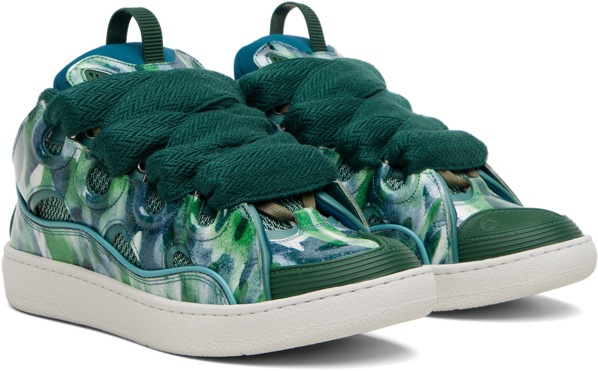 LANVIN en Bleu グリーン ジャンパー 38 LANVIN en Bleu（ランバンオンブルー）の「ショートビーバーリバー
