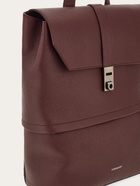 Ferragamo Mens Hug buckle backpack in Red