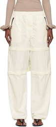 Pushbutton Off-White Three Way Detachable Trousers