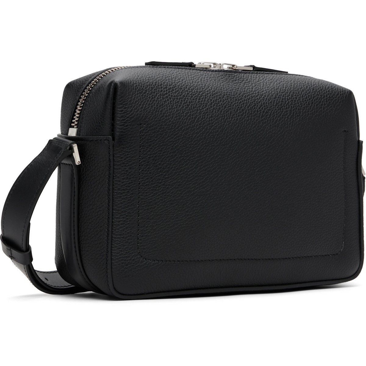 TOM FORD Black Grain & Soft Leather T-Line Camera Bag