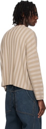 Eckhaus Latta Beige Keyboard Sweater