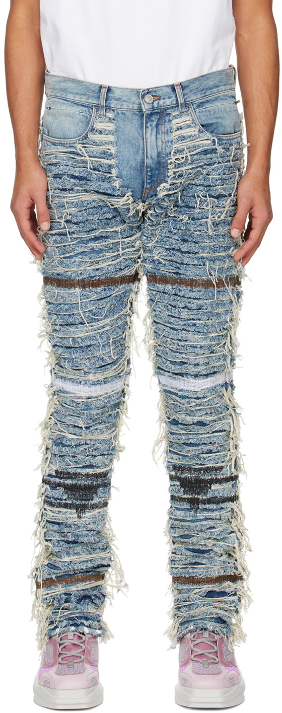 1017 ALYX 9SM Blue Blackmeans Edition 6 Pocket Jeans 1017 ALYX 9SM
