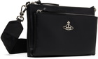 Vivienne Westwood Black Penny DB Pouch Messenger Bag