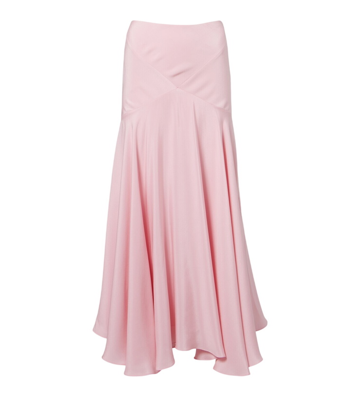 Photo: Rodarte Silk crêpe midi skirt