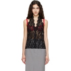Stella McCartney Black Halterneck Lace Top