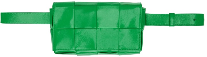Photo: Bottega Veneta Green Belt Cassette Pouch