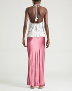 Manila Grace Womens Maxi skirt in Pink