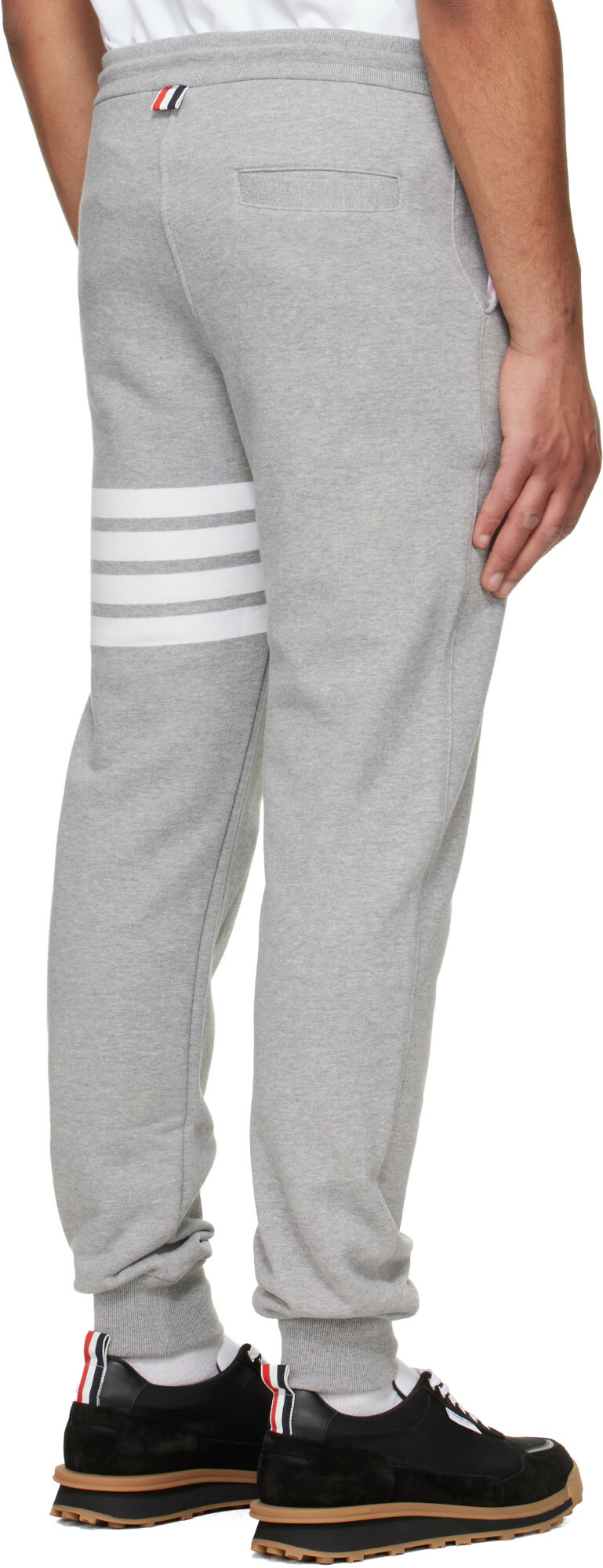 Thom Browne Gray Classic Loopback 4-Bar Sweatpants