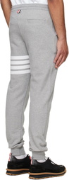 Thom Browne Gray Classic Loopback 4-Bar Sweatpants